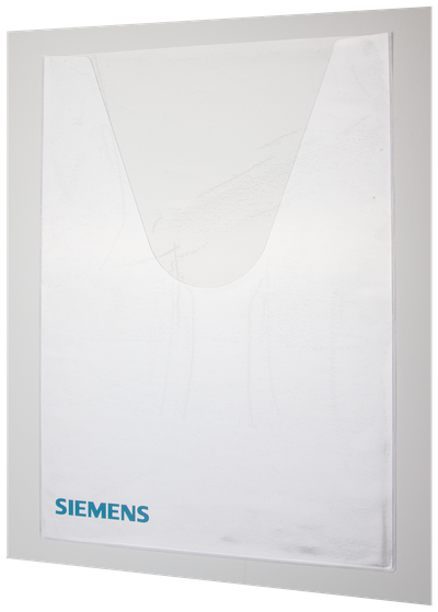 Siemens ALPHA DIN circuit directory pocket A4 plastic