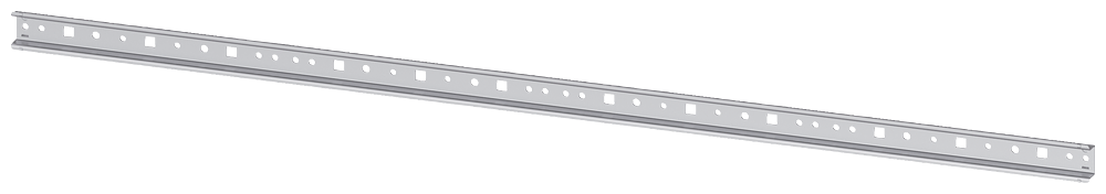 Siemens Alpha 630 Din, mounting Rail, Width = 1000 mm