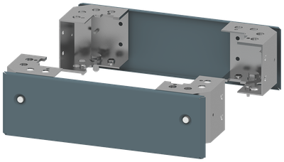 Siemens 8PQ1014-0BA01 Base Corner Piece with Front Plates, 400×100 mm