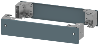 Siemens 8PQ1016-0BA01 Base Corner Piece with Front Plates, 600×100 mm