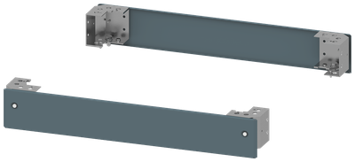 Siemens 8PQ1018-0BA01 Base Corner with Front Plates, 800 mm, RAL 5020
