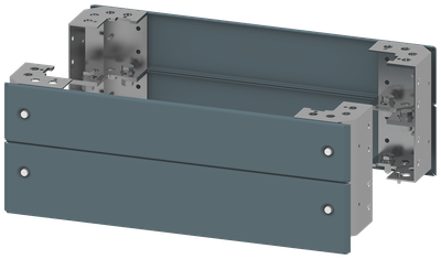 Siemens 8PQ1026-0BA01 Base Corner Piece with Front Plates, 800×200 mm