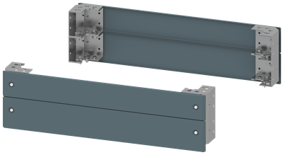 Siemens 8PQ1028-0BA01 Base Corner Piece with Front Plates, 600×200 mm