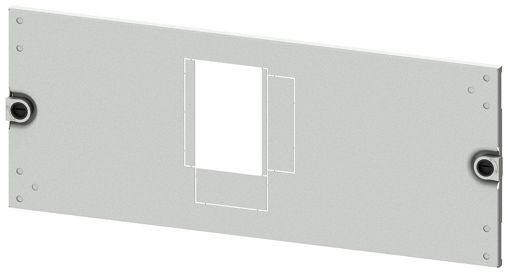 Siemens SIVACON S4 Cover 3VA20 (100 A), 3VA21 (160 A), 3VA22 (250 A), 3 or 4-Pole, fixed-mounted, plug-in socket, drive: direct, front-mounted rotary operator, motorized operating mechanism, RCD: without, H: 200 mm W: 600 mm (8PQ2020-6BA38)