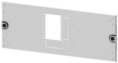 Siemens SIVACON S4 Cover 3VA20 (100 A), 3VA21 (160 A), 3VA22 (250 A), 3 or 4-Pole, fixed-mounted, plug-in socket, drive: direct, front-mounted rotary operator, motorized operating mechanism, RCD: without, H: 200 mm W: 600 mm