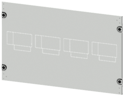 Siemens Sivacon S4 Cover 3VA20_21_22 Vertical 4 POLE FAST Mounting Pluggable 450X800 8PQ2045-8BA12