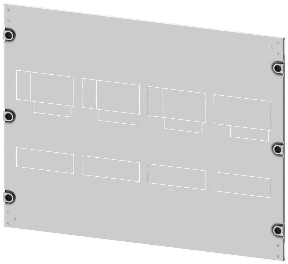 Siemens Sivacon S4 Cover 3VA20_21_22 VR 4 POLE FAST Mounting 550X800 8PQ2055-8BA12
