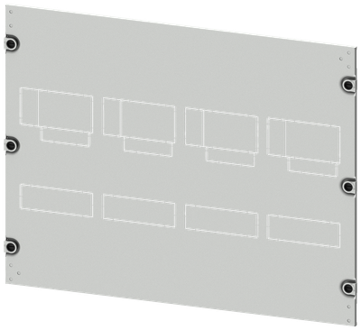 Siemens Sivacon S4 Cover 3VA20_21_22 VR 4 POLE FAST Mounting 550X800 8PQ2055-8BA12