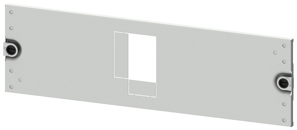 Siemens Cover 3VA23 (400 A), 3VA24 (630 A), 4-Pole, fixed-mounted, drive: direct, front-mounted rotary operator, motorized operating mechanism, RCD: with, H: 600 mm W: 800 mm (8PQ2060-8BA08)