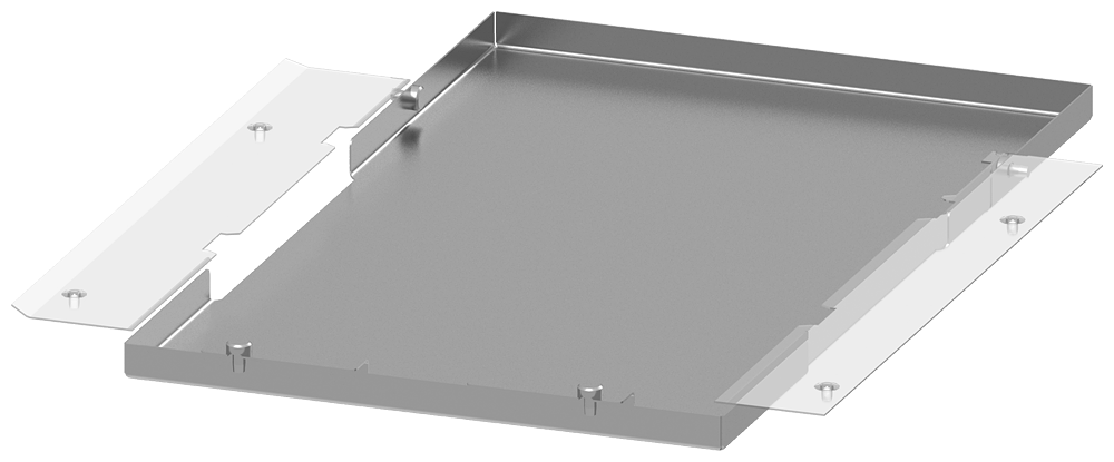 Siemens SIVACON S4 bottom plate, hovedrailr bottom IP20 BLANK width 400 MM depth 600 MM