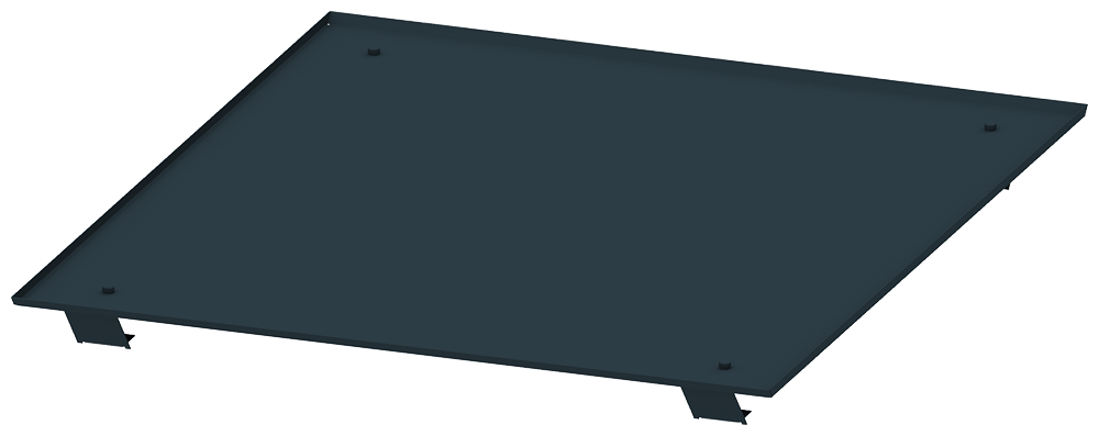 Siemens IPX1 roof add-on plate W: 800 mm D: 800 mm (8PQ2308-8BA04)