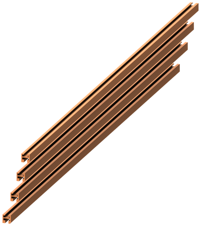 Siemens Mounting rails vertical busbar 30 x 30 mm, L: 1610 mm, 1 set = 4 units