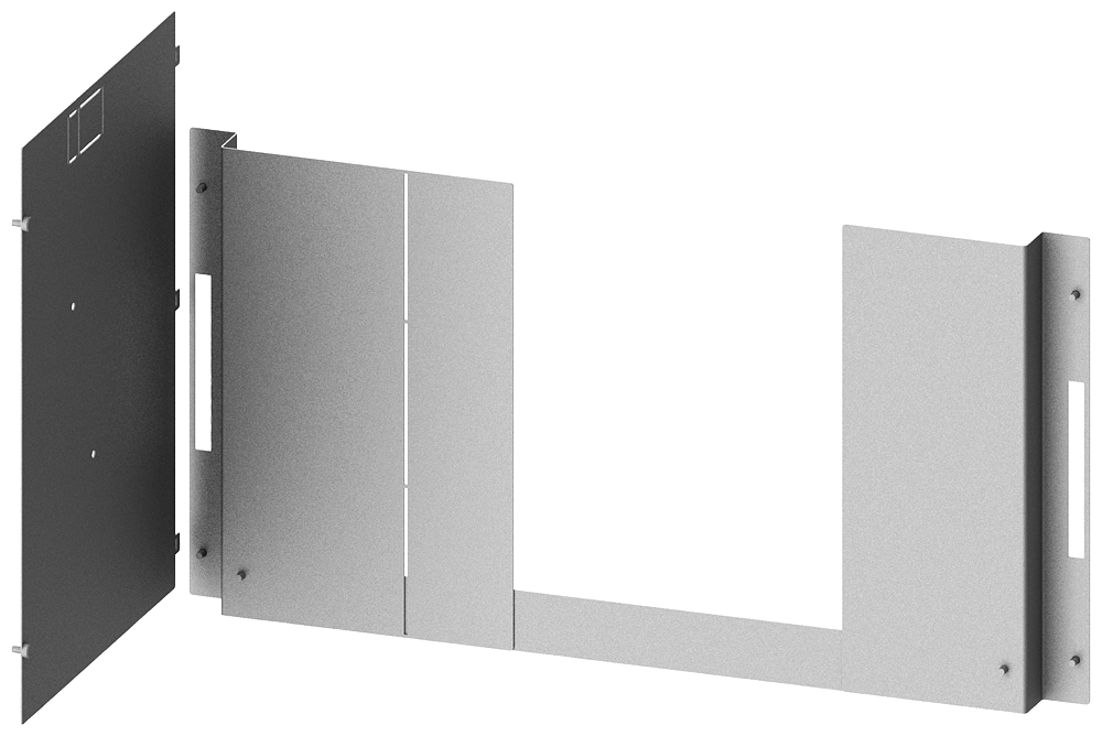Siemens Form plate 3 f 3WL in 3/4-pole fast H550/B800
