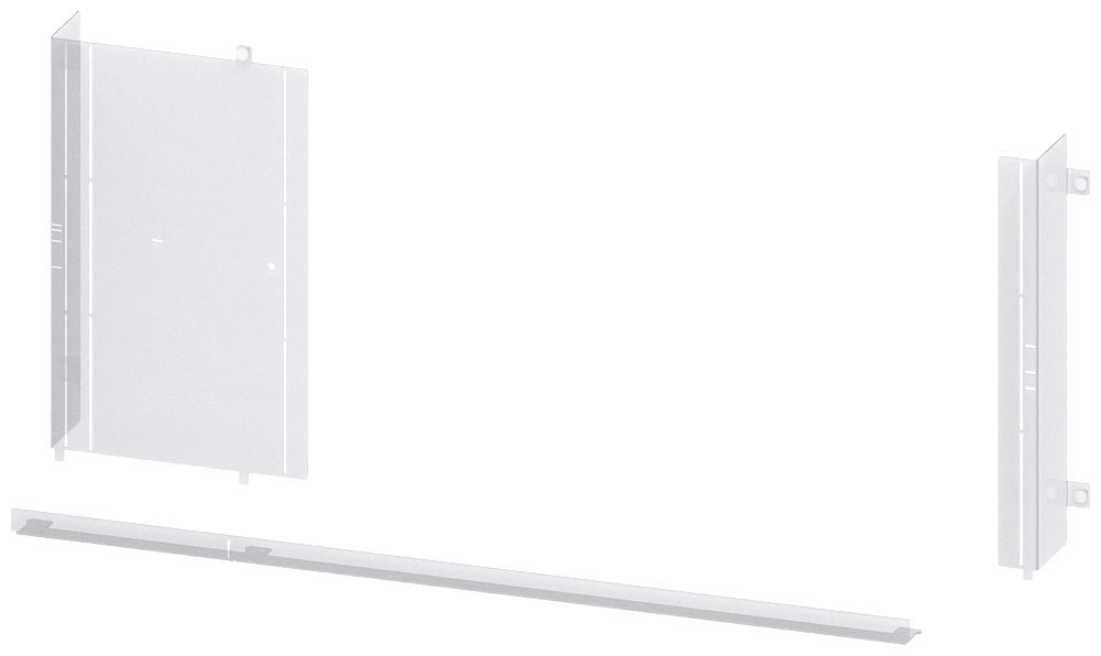Siemens Separation 3WA size 3, 3 or 4-Pole, fixed-mounted, withdrawable H: 550 mm W: 1000 mm (8PQ5000-1BA74)