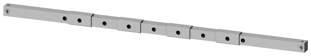 Siemens Holder for Copper Busbar 3WL II 3/4-Pole 25x25 mm B800 (8PQ6000-4BA38)