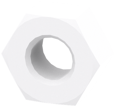 Siemens Hexagonal nut ISO 4032, M10, 8 zinc-plated, 1 pack = 50 units