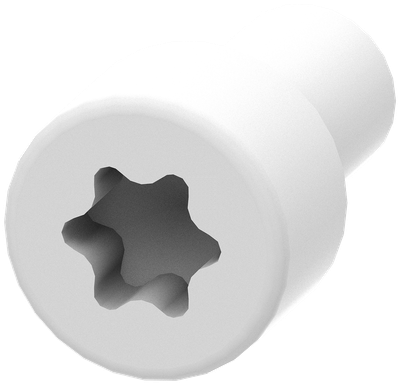 Siemens Thread-cutting screw pan head, DIN 7500-Pe, M6 x 10, ST, zinc-plated, TX 30, 1 pack = 100 units
