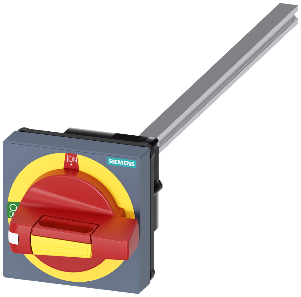 Siemens 8UD1171-2AF25 Door-Coupling Handle Kit Size 1/2 Red-Yellow TEST-0-1