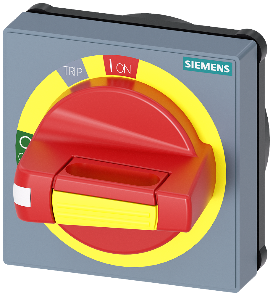 Siemens Rotary control yellow/red 3VA1+3VA20-26, normal