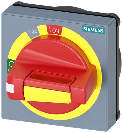 Siemens Rotary control yellow/red 3VA1+3VA20-26, normal