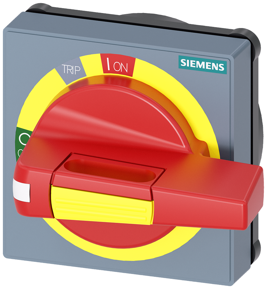 Siemens Rotary control yellow/red 3VA23-24, normal