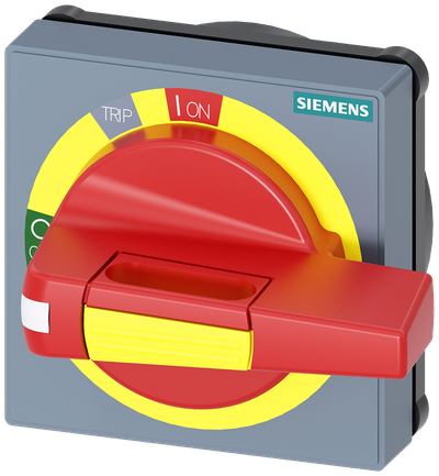 Siemens Rotary control yellow/red 3VA23-24, normal