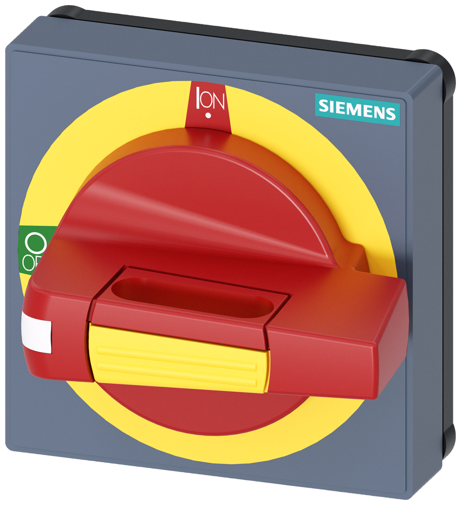 Siemens 8UD,size 1/size 2,rotary control,red/yellow,TEST-0-1