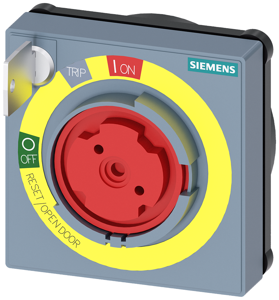 Siemens Masking plate+lock key 1, yellow/red