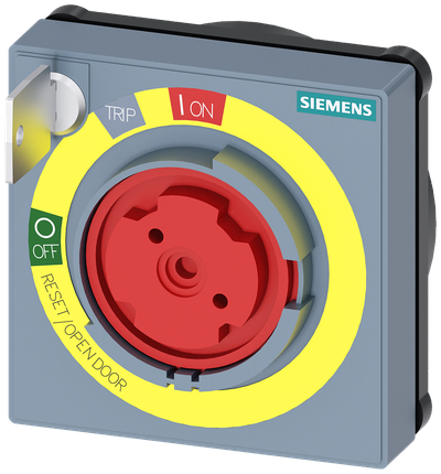 Siemens Masking plate+lock key 1, yellow/red