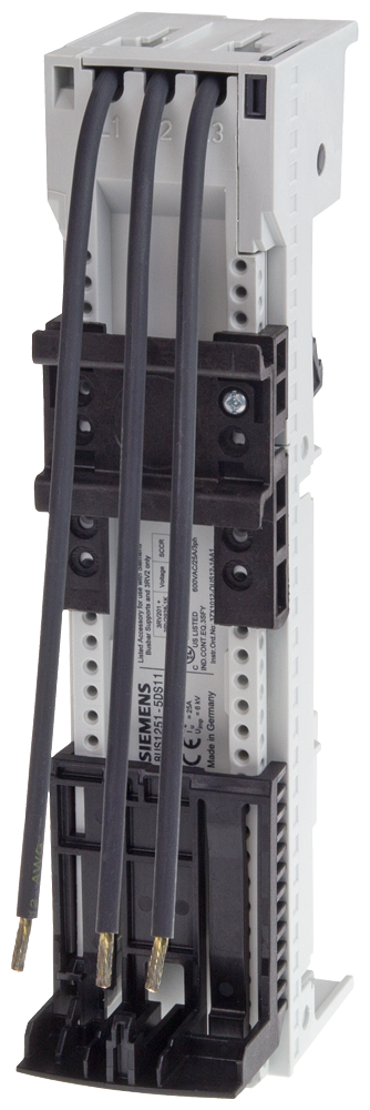 Siemens Adapter S00/0, 25A, for 60mm busbar system 45X200MM long spesialkabler welded on