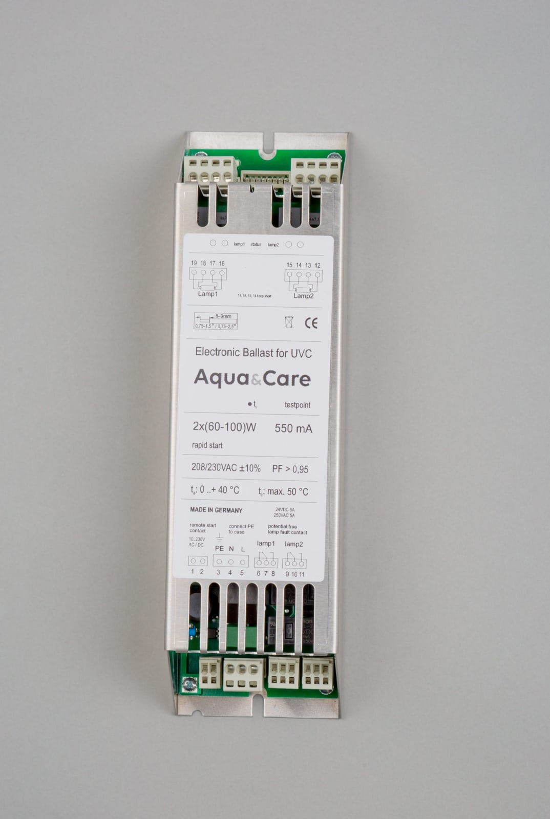 Ballast electronic double for 75W