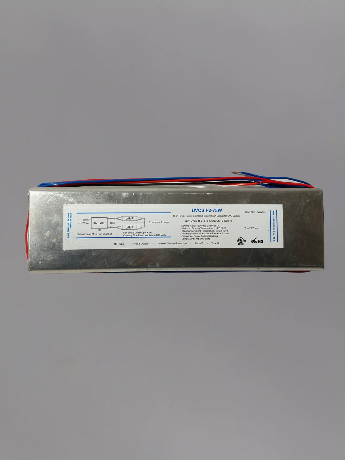 Ballast 40-75W single/double