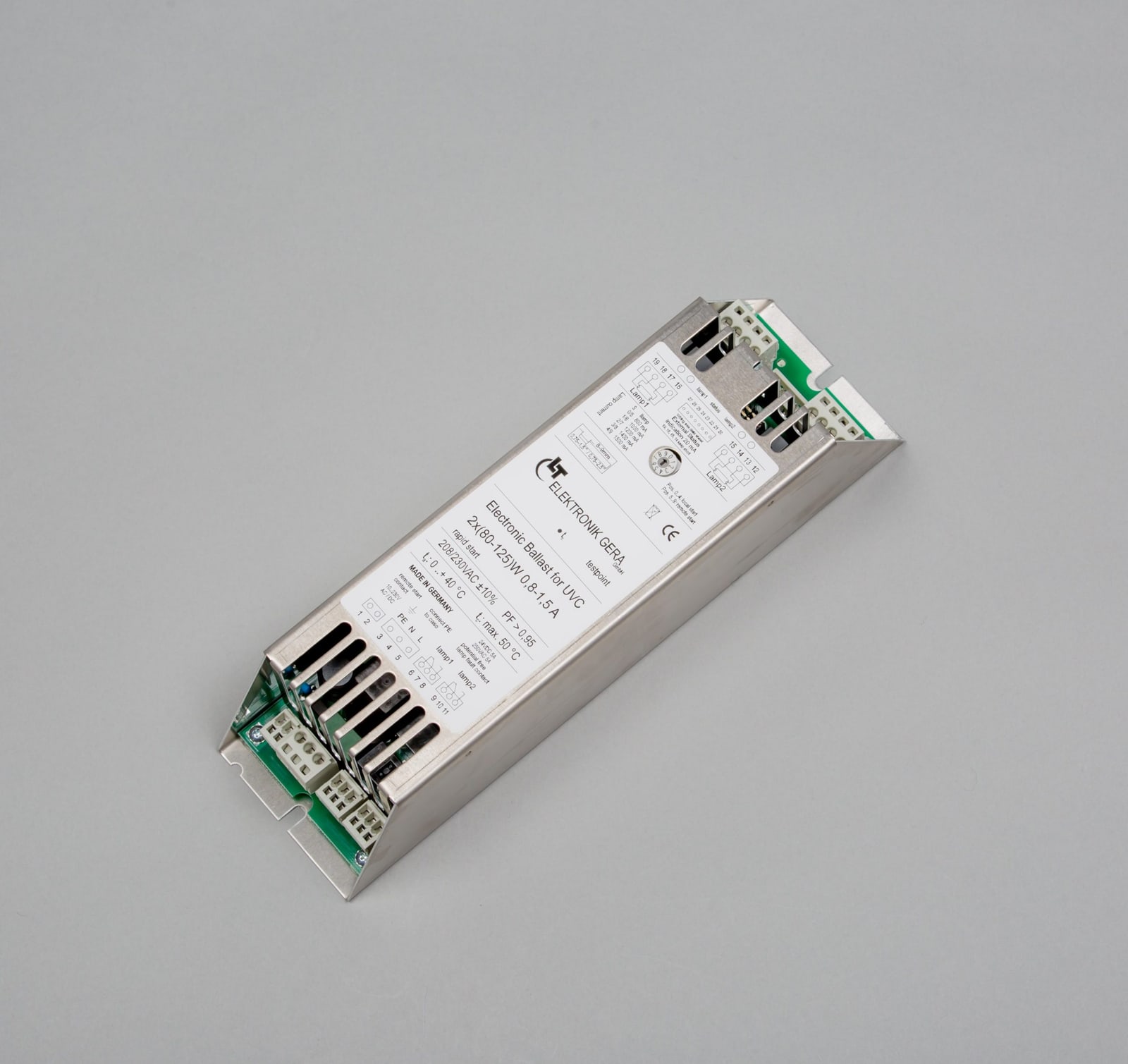 Berson UV Lamp Ballast, 2 × 80–125 W