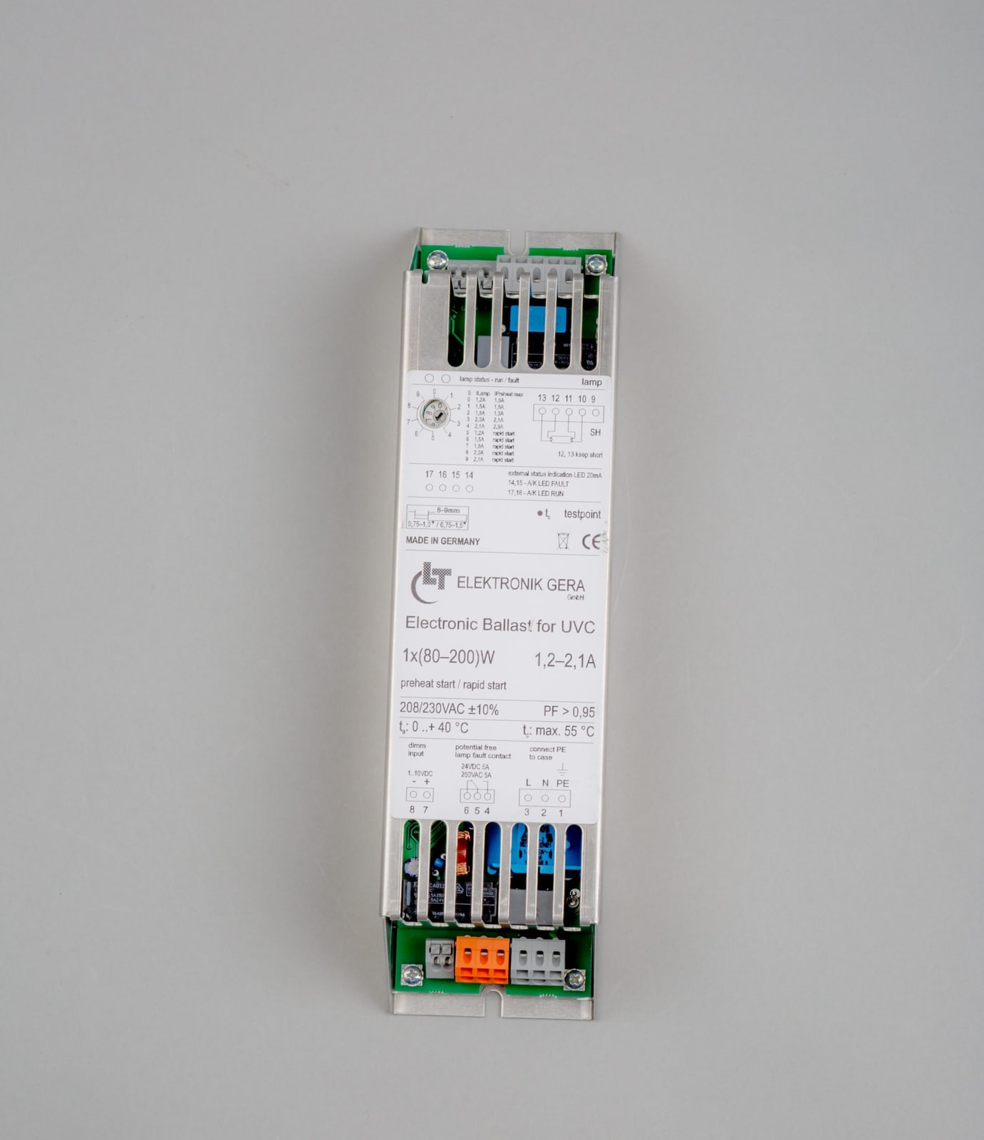 Wedeco Electronic Ballast for SLR2581 UV Lamp, 2.1 A