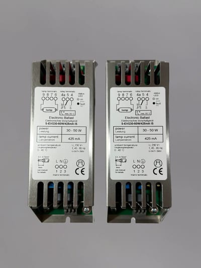 Electronic ballast, double, for 40W