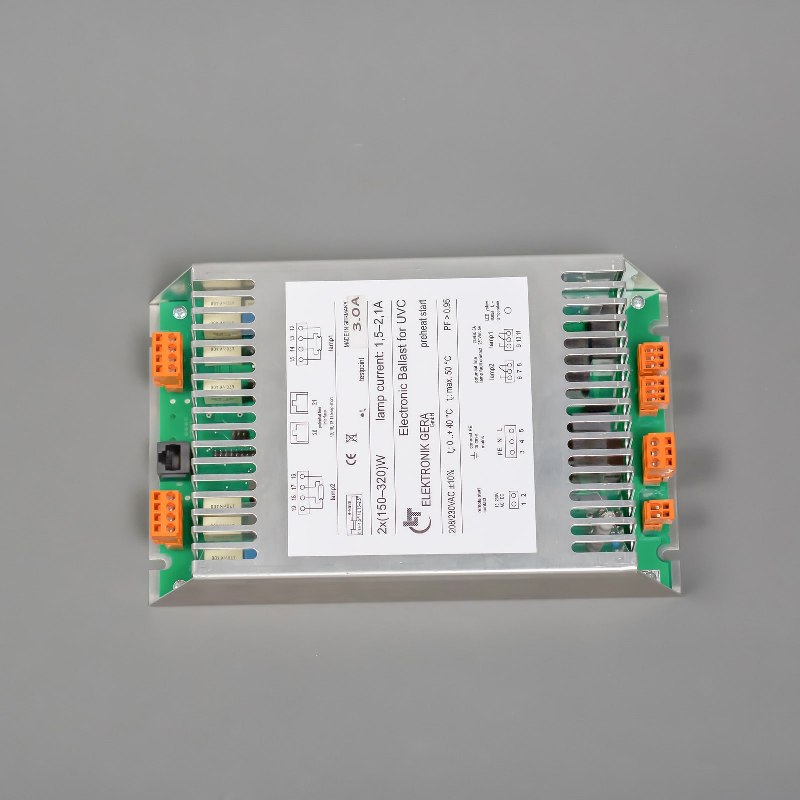 Wedeco Electronic Ballast for SLR25143V UV Lamp