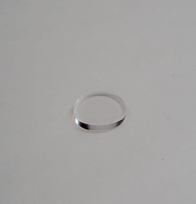 Sensor Glass Quartz 38x6 mm