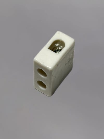 Terminal block ceramic 1-conductor 6mm 24A