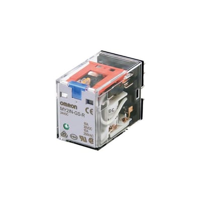 Omron MY2IN Plug-in Relay with LED - MY2IN, 230V, 10A, 2CO, MY2IN-CR-GS-R