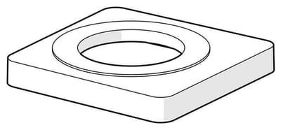 Oras Apollo Base/spacer - Chrome-plated