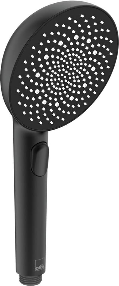Oras Aurelia Hand Shower matte black - without hose/holder, 3 functions