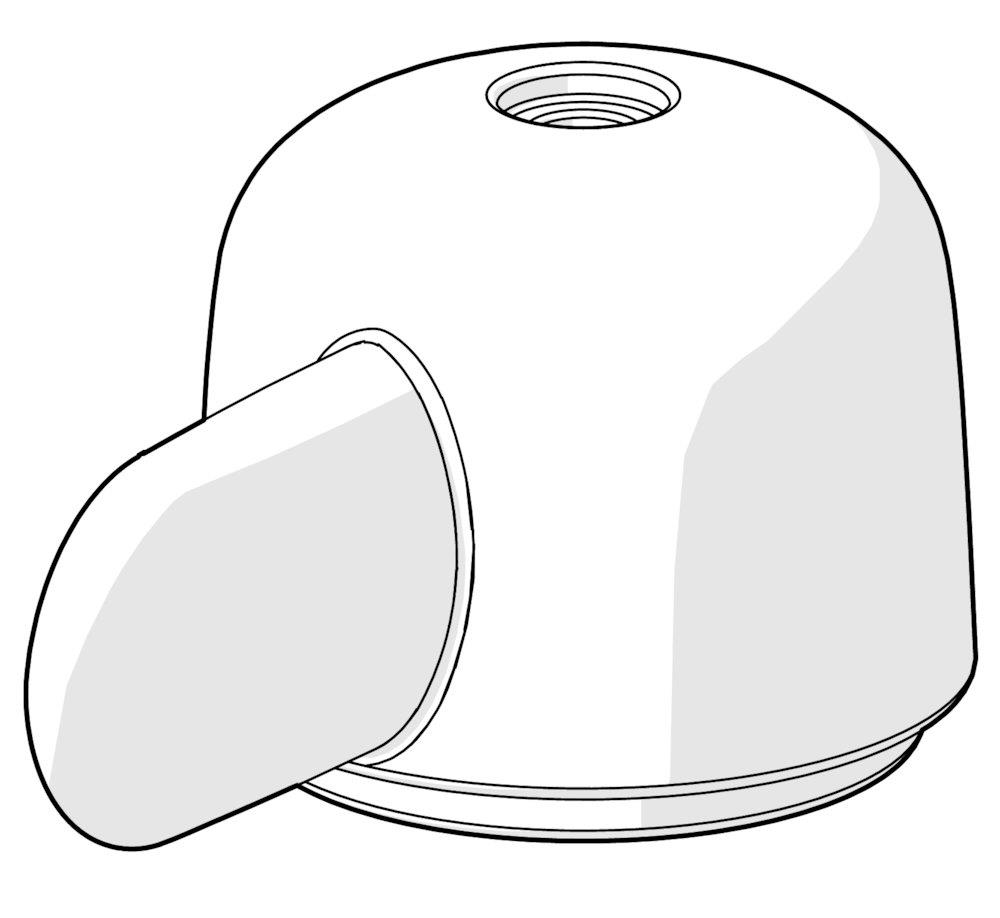 Oras Aventa Handle - basins/opvaskemaskineventil