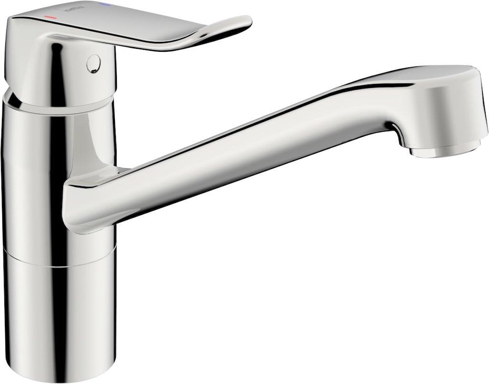 Oras Care Kitchen faucet - 1 handles, Chrome-plated, 214mm, J-spout, Without, Low, No