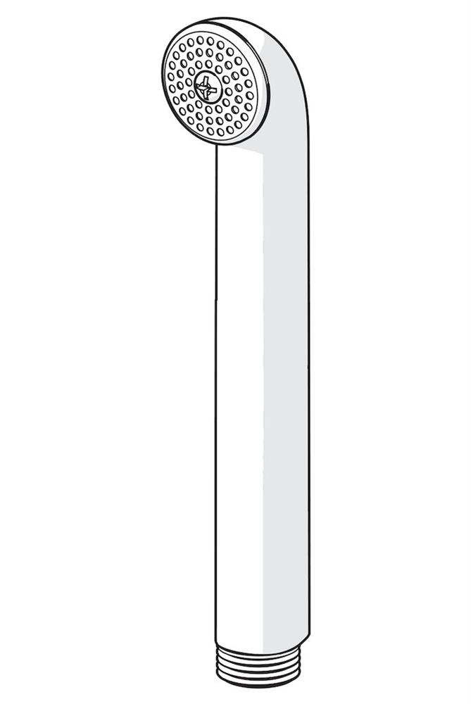 Oras hand shower — chrome-plated, without hose or shower holder, 1 function