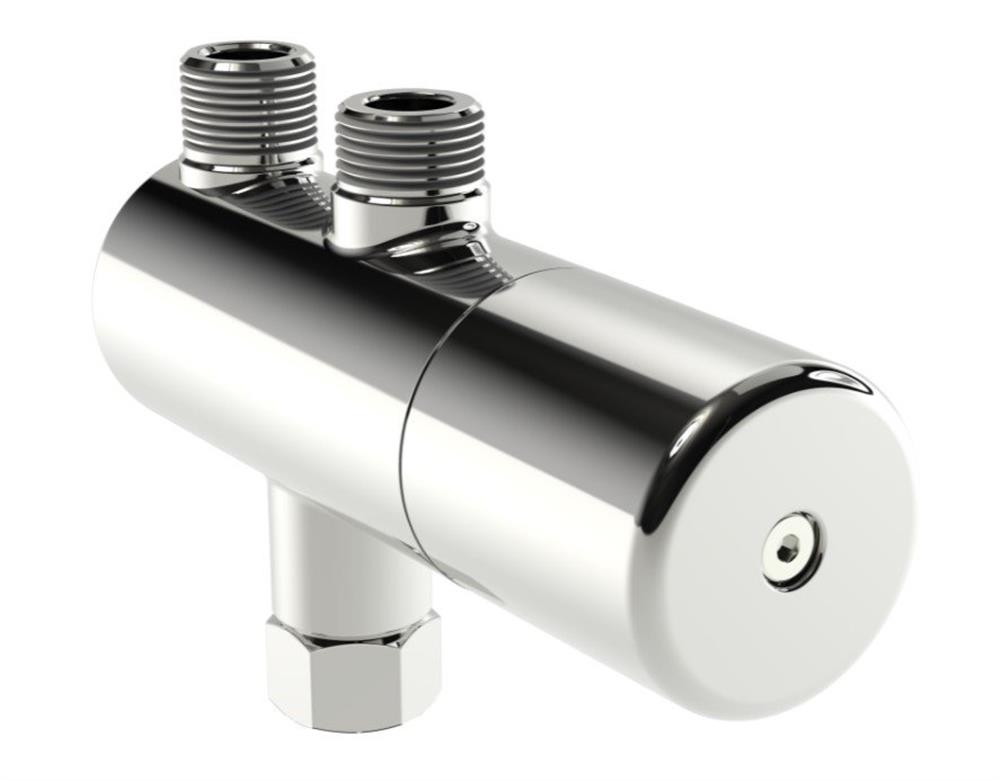 Oras Minimat safety thermostat - single handle, chrome-plated, downward, 3/8"