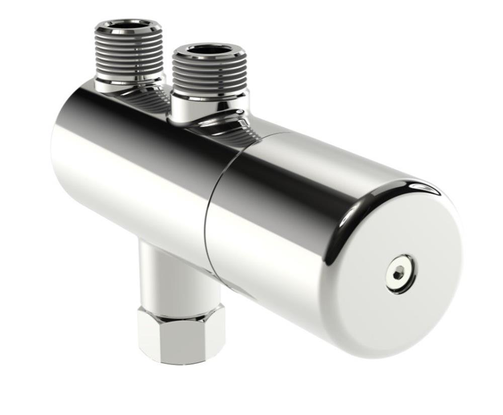Oras Minimat safety thermostat - 1-handle, chrome-plated, downward 3/8" outlet