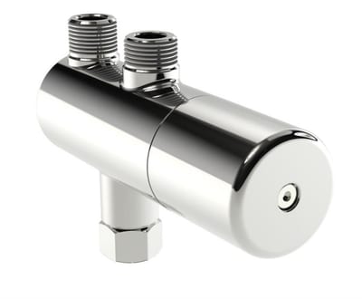 Oras Minimat safety thermostat - 1-handle, chrome-plated, downward 3/8" outlet
