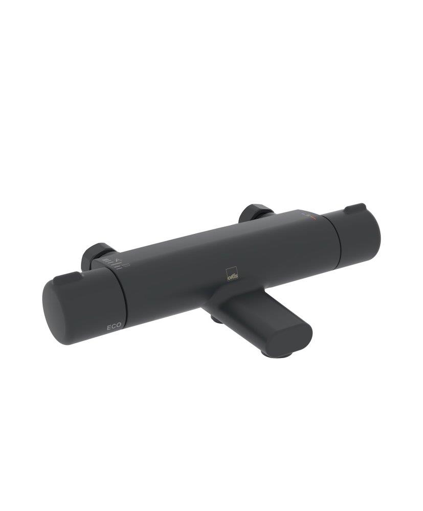 Oras Nova Bath and Shower Thermostat 2-Handle - Matte Black