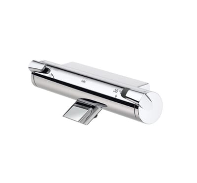 Oras Optima bath and shower thermostat, chrome-plated, 2 handles, spout included