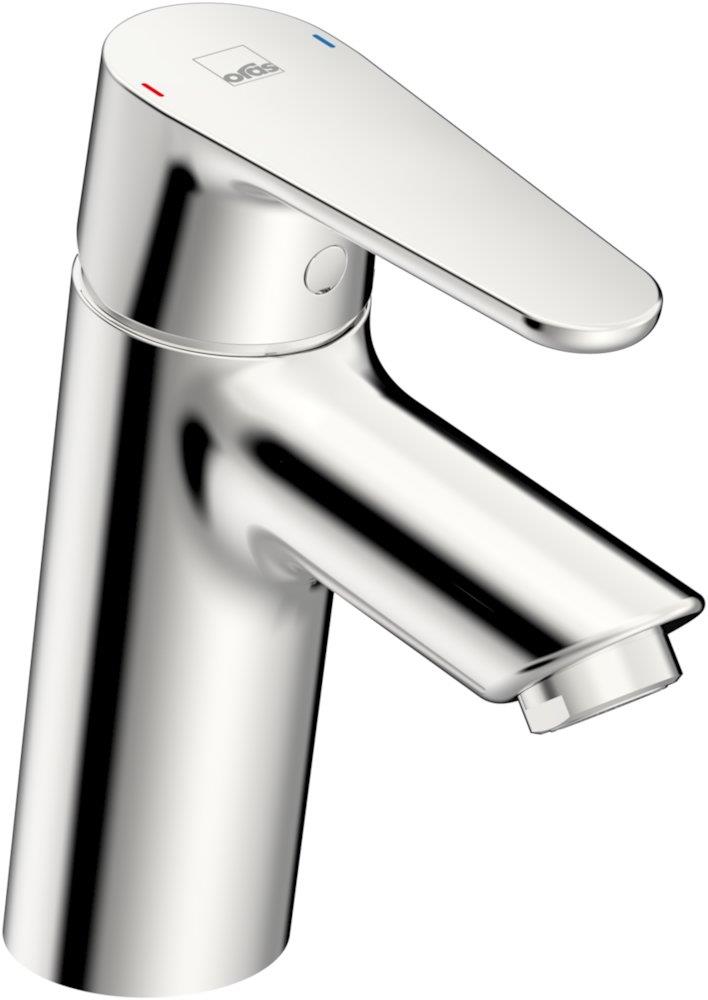 Oras Optima Washbasin faucet - 1 handles, 109mm, Chrome-plated, Polished, Low, without pop-up waste, No